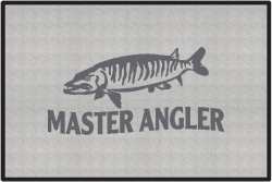 Master Angler Muskie Silhouette Door Mats