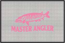 Master Angler Muskie Silhouette Door Mats