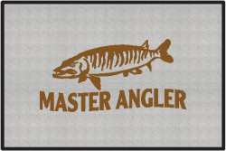 Master Angler Muskie Silhouette Door Mats