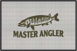 Master Angler Muskie Silhouette Door Mats