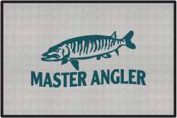Master Angler Muskie Silhouette Door Mats