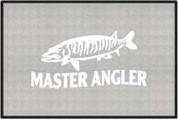 Master Angler Muskie Silhouette Door Mats