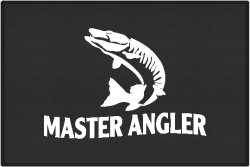 Master Angler Muskie 2 Silhouette Door Mats