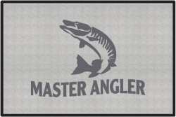 Master Angler Muskie 2 Silhouette Door Mats