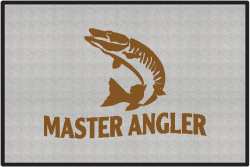 Master Angler Muskie 2 Silhouette Door Mats