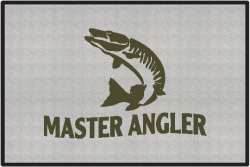 Master Angler Muskie 2 Silhouette Door Mats