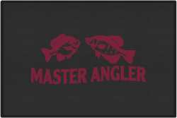 Master Angler Panfish Silhouette Door Mats