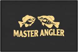 Master Angler Panfish Silhouette Door Mats