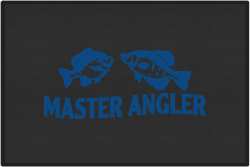 Master Angler Panfish Silhouette Door Mats