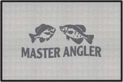 Master Angler Panfish Silhouette Door Mats