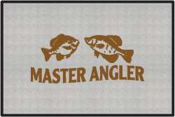 Master Angler Panfish Silhouette Door Mats