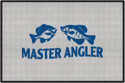 Master Angler Panfish Silhouette Door Mats