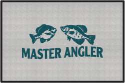 Master Angler Panfish Silhouette Door Mats