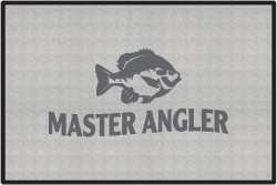 Master Angler Sunfish Silhouette Door Mats