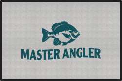 Master Angler Sunfish Silhouette Door Mats