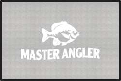 Master Angler Sunfish Silhouette Door Mats
