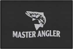 Master Angler Trout Silhouette Door Mats