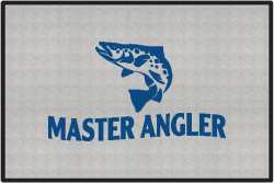 Master Angler Trout Silhouette Door Mats