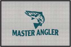 Master Angler Trout Silhouette Door Mats