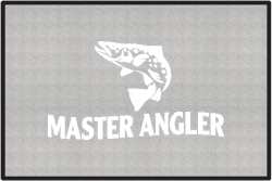 Master Angler Trout Silhouette Door Mats