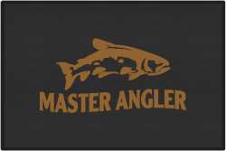 Master Angler Trout 2 Silhouette Door Mats