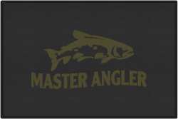 Master Angler Trout 2 Silhouette Door Mats