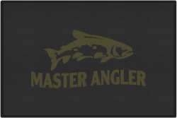 Master Angler Trout 2 Silhouette Door Mats