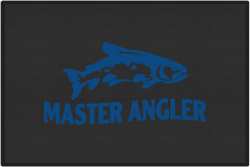 Master Angler Trout 2 Silhouette Door Mats