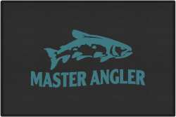 Master Angler Trout 2 Silhouette Door Mats