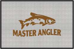 Master Angler Trout 2 Silhouette Door Mats