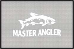 Master Angler Trout 2 Silhouette Door Mats