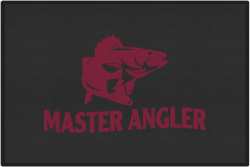 Master Angler Walleye Silhouette Door Mats