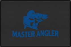 Master Angler Walleye Silhouette Door Mats