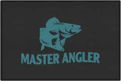 Master Angler Walleye Silhouette Door Mats