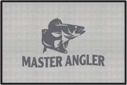 Master Angler Walleye Silhouette Door Mats