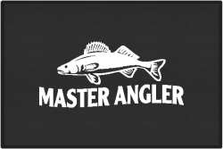 Master Angler Walleye 2 Silhouette Door Mats