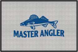 Master Angler Walleye 2 Silhouette Door Mats