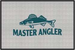 Master Angler Walleye 2 Silhouette Door Mats