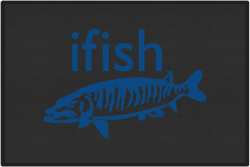 ifish Muskie Silhouette Door Mats