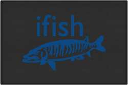 ifish Muskie Silhouette Door Mats