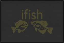 ifish Panfish Silhouette Door Mats