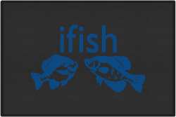 ifish Panfish Silhouette Door Mats