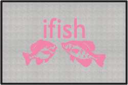 ifish Panfish Silhouette Door Mats