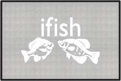 ifish Panfish Silhouette Door Mats