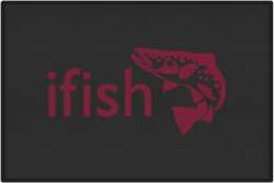 ifish Trout Silhouette Door Mats