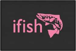 ifish Trout Silhouette Door Mats