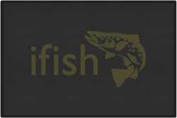 ifish Trout Silhouette Door Mats