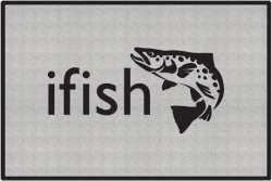 ifish Trout Silhouette Door Mats