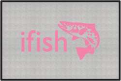 ifish Trout Silhouette Door Mats