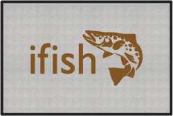 ifish Trout Silhouette Door Mats